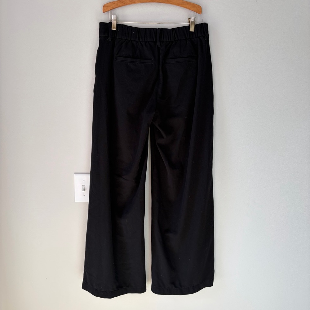 American Eagle Black Poppy Wide Leg Trousers - Picture 3 of 12